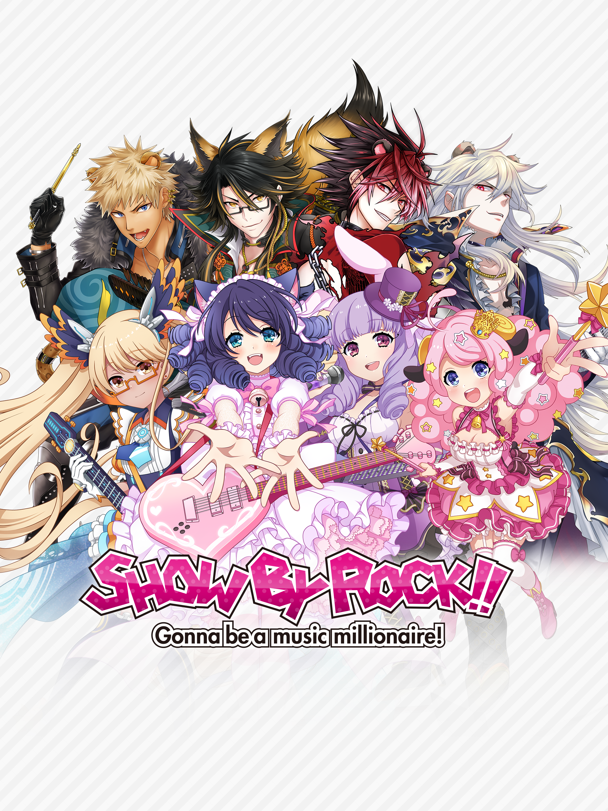 SHOW BY ROCK!![爽快音ゲー ショウバイロック］ Game Screenshot