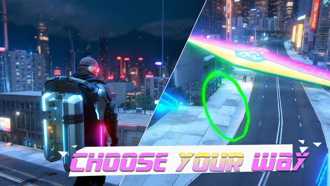 Go To Cyber City 6: Neon Nexus 게임 스크린 샷