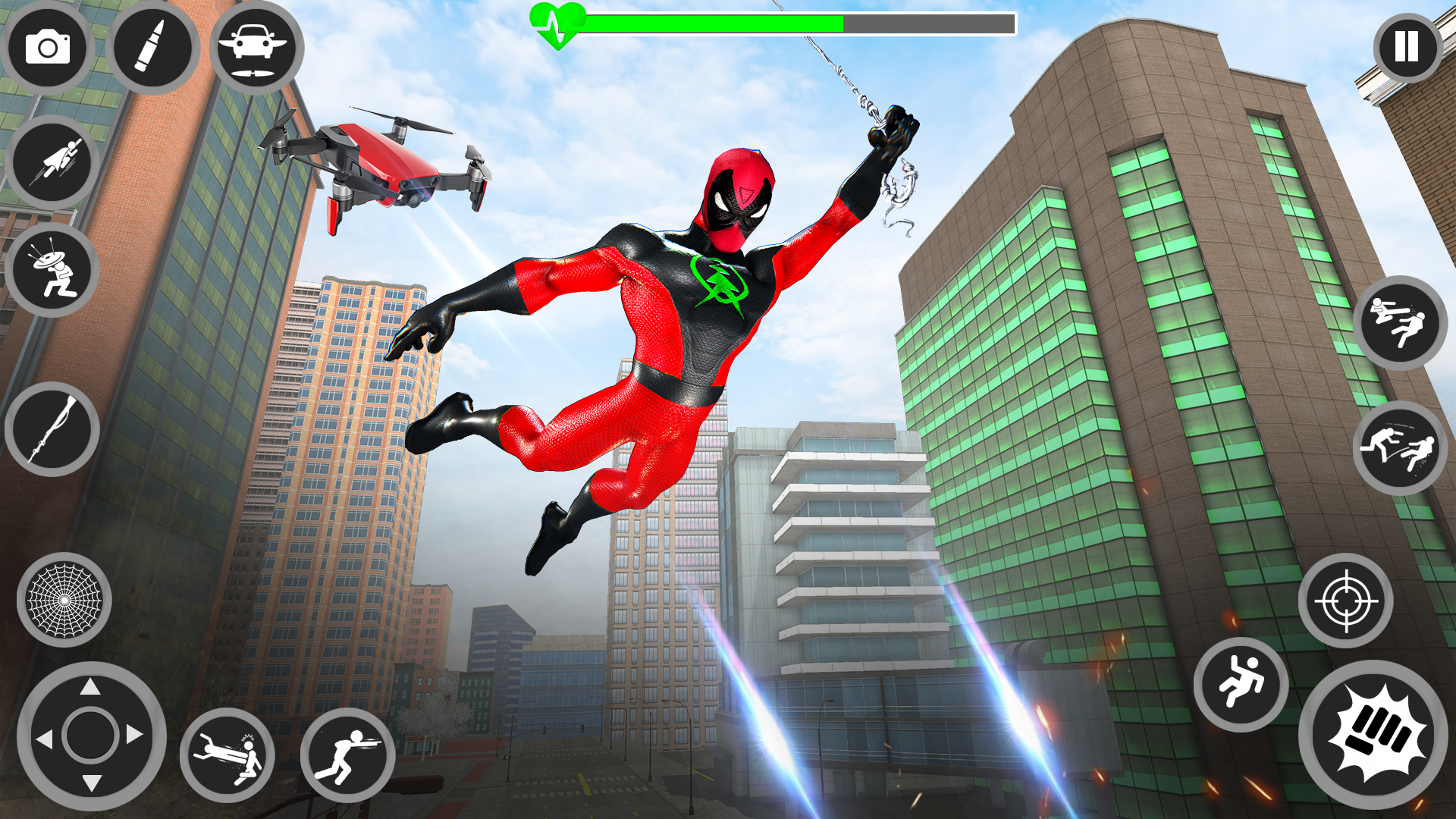 Spider Fighting 3D: Crime Hero Game Screenshot