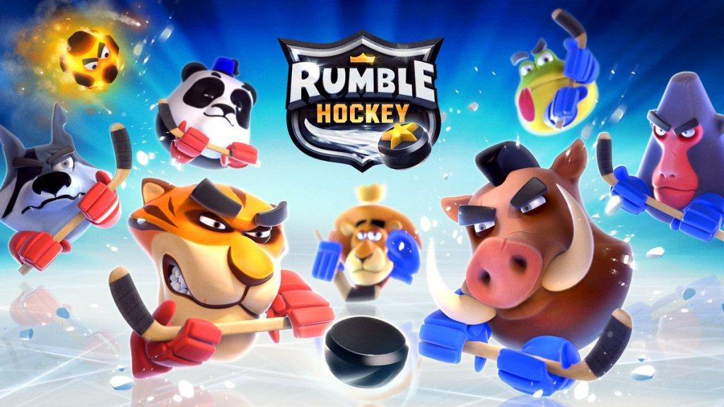 Screenshot of the video of Rumble Hockey