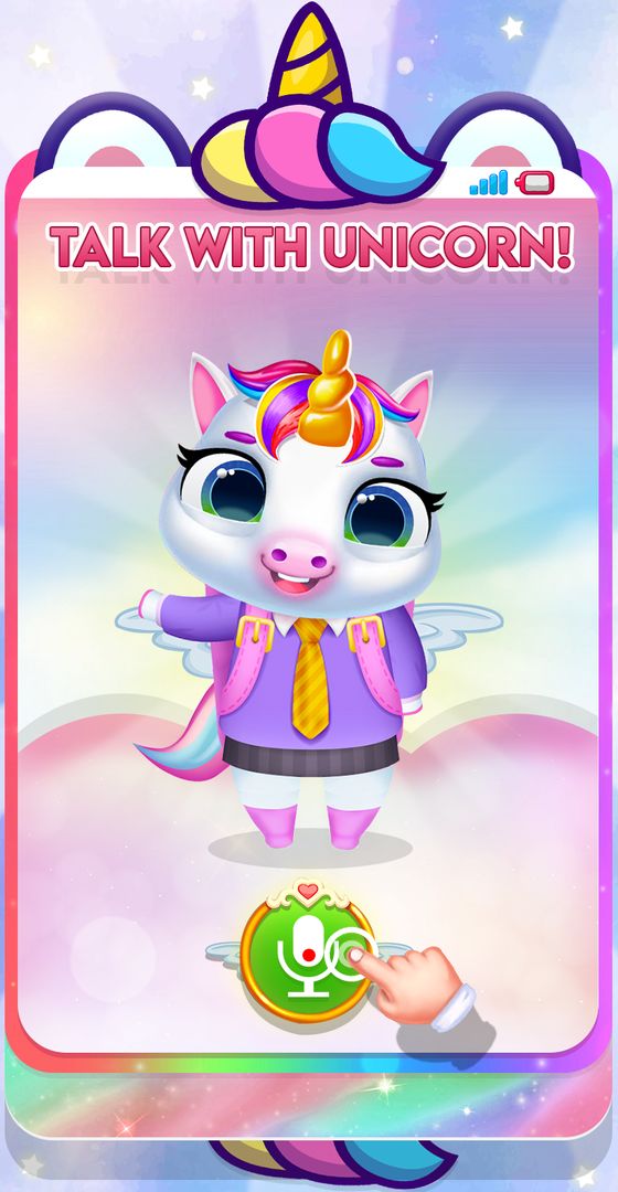 Screenshot of My Baby Unicorn Care For Kids