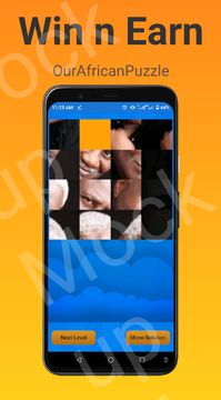 African Tile Puzzle n Win Big Game Screenshot