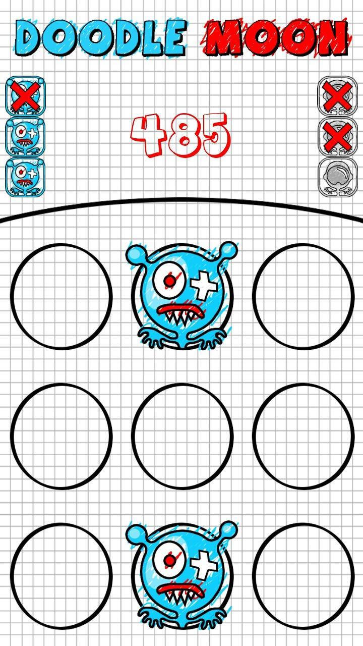 Doodle Moon Game Screenshot