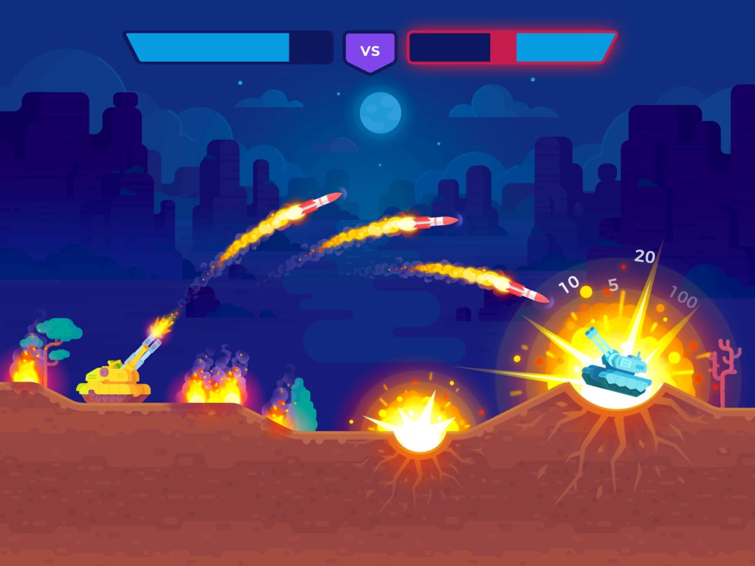 Screenshot of Tank Stars