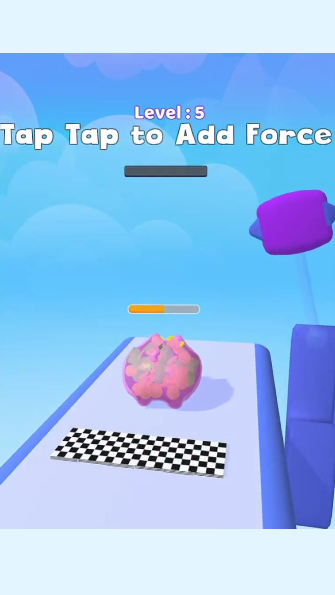 Скриншот игры Running piggy bank