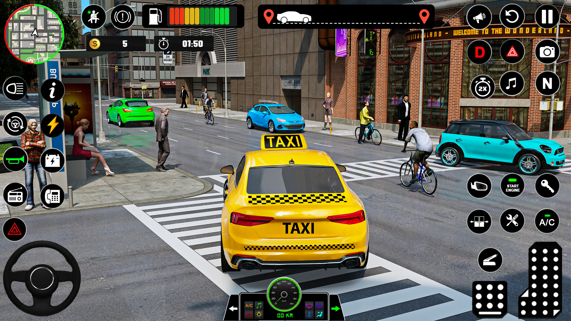 計程車模擬器：計程車遊戲遊戲截圖