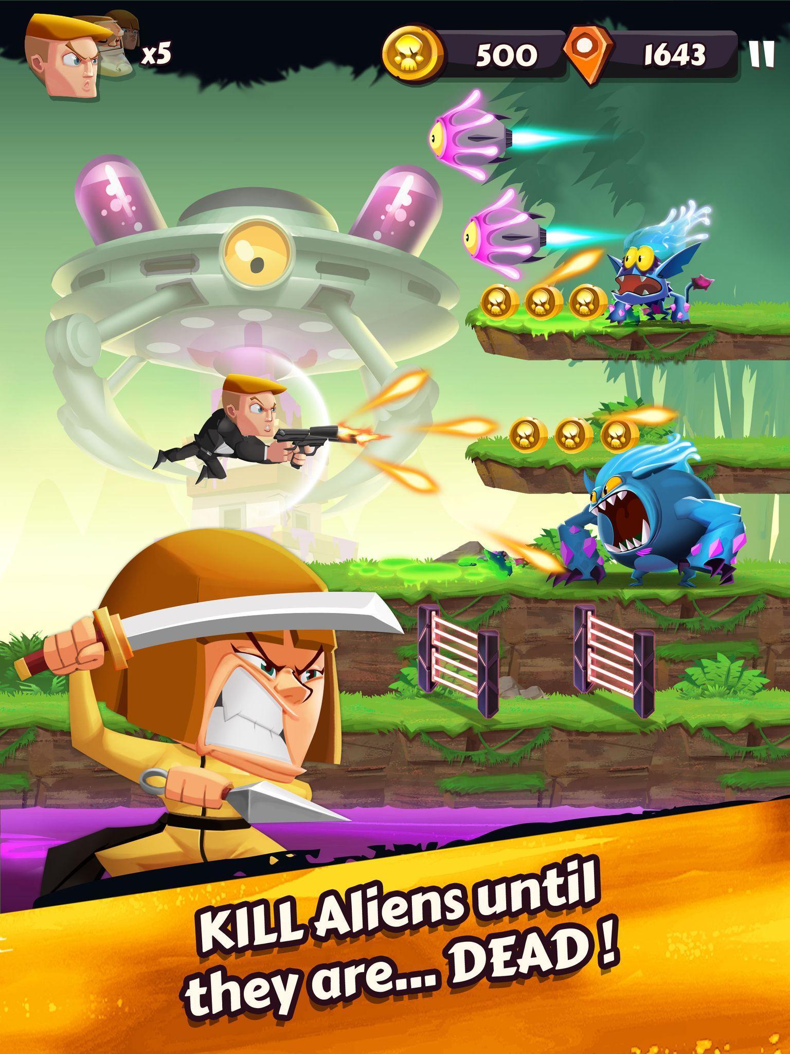 Band of Badasses: Run & Shoot Game Screenshot