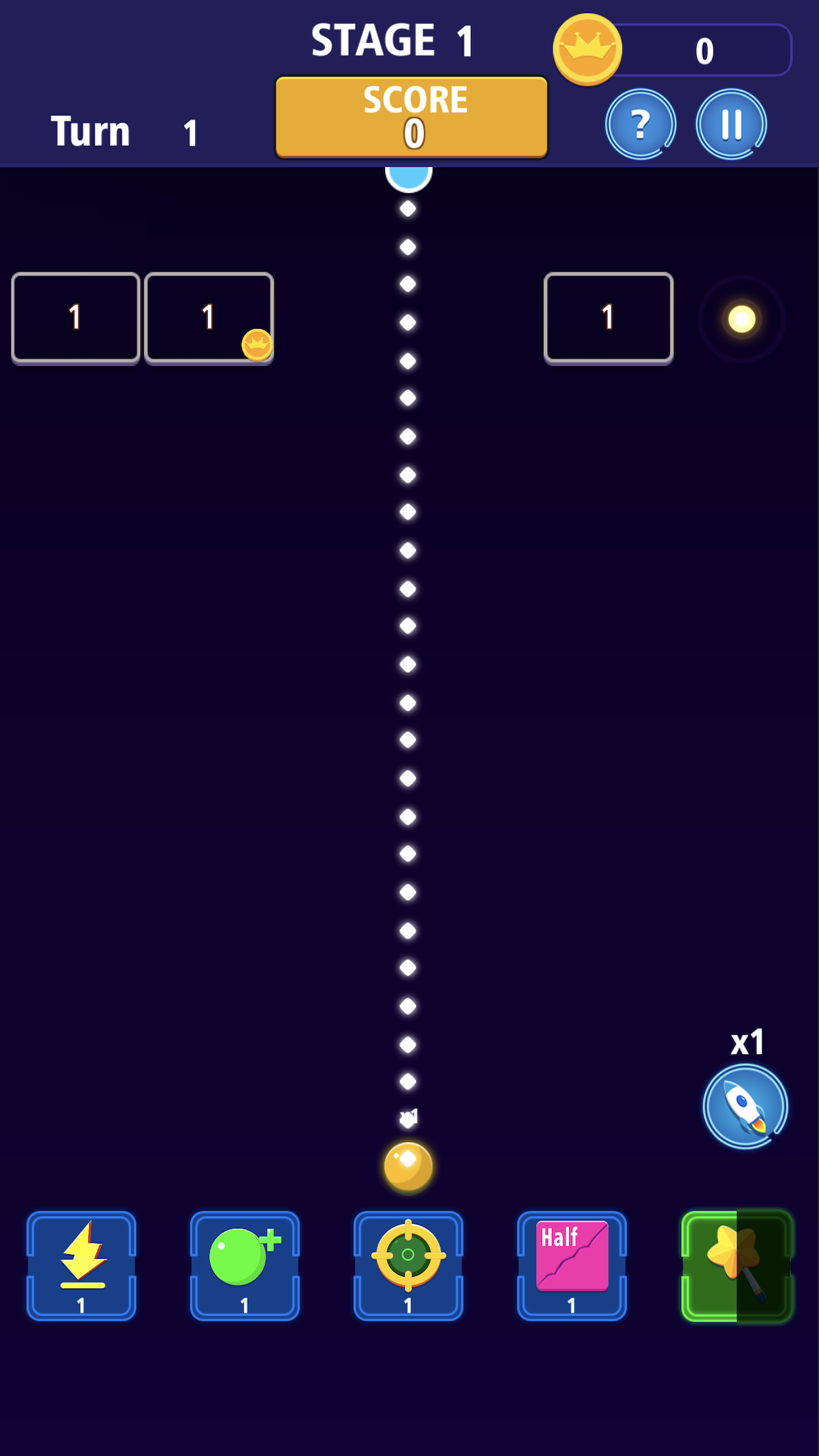 Bricks Breaker Crazy Blast Game Screenshot