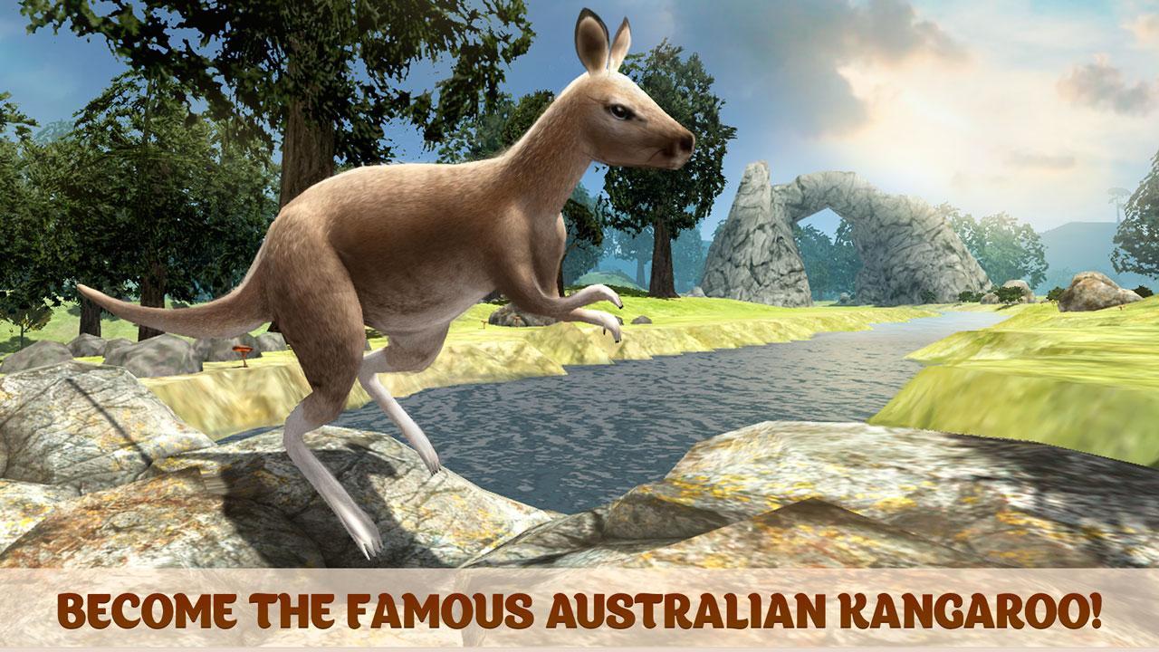 Скриншот игры Kangaroo Survival Simulator