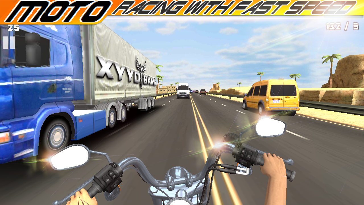Traffic Moto Racing 2 Game Screenshot