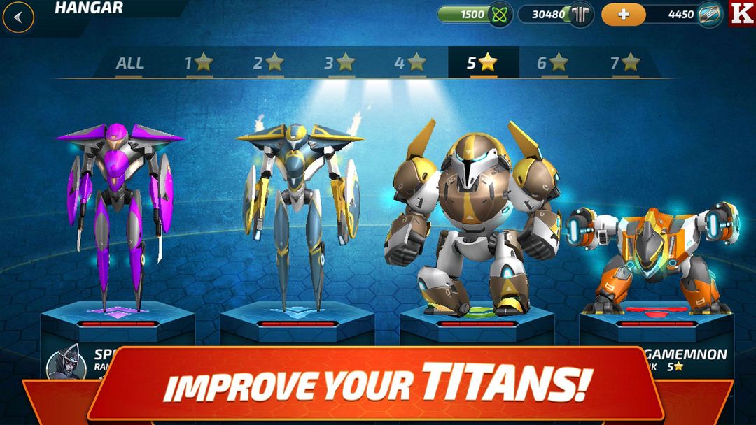 Screenshot of Forge of Titans: Mech Wars