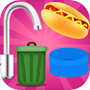 cooking and washing dishes game