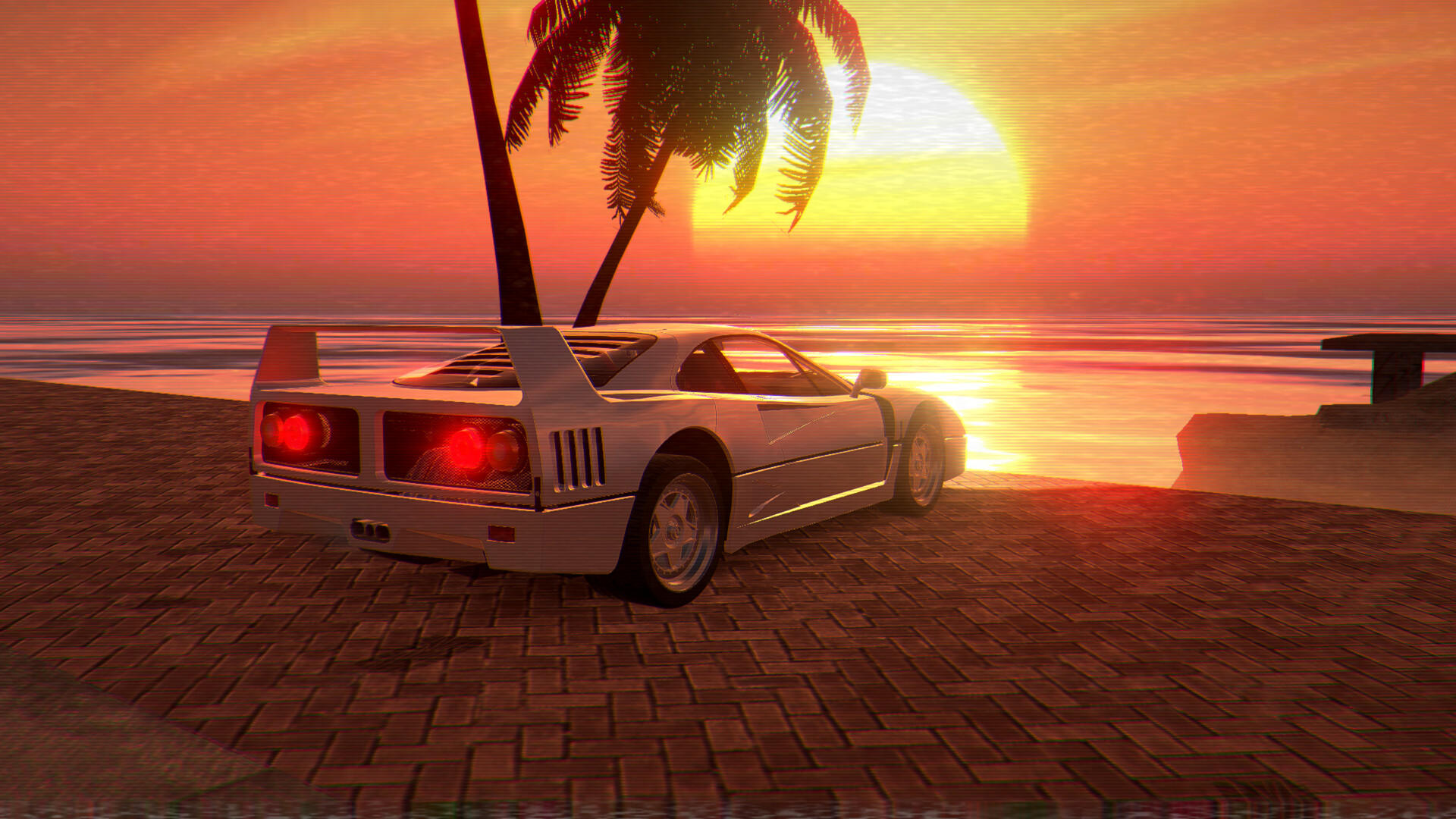 Retrowave World Game Screenshot