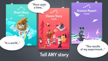 Captura de Tela do Jogo Toontastic 3D