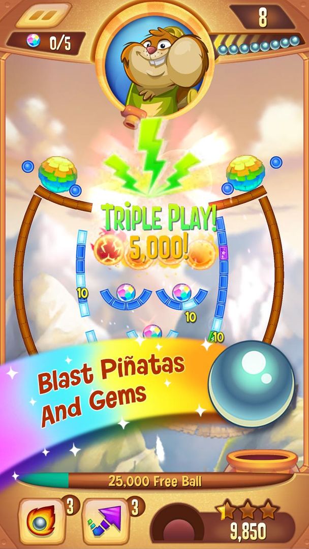 Peggle Blast screenshot game