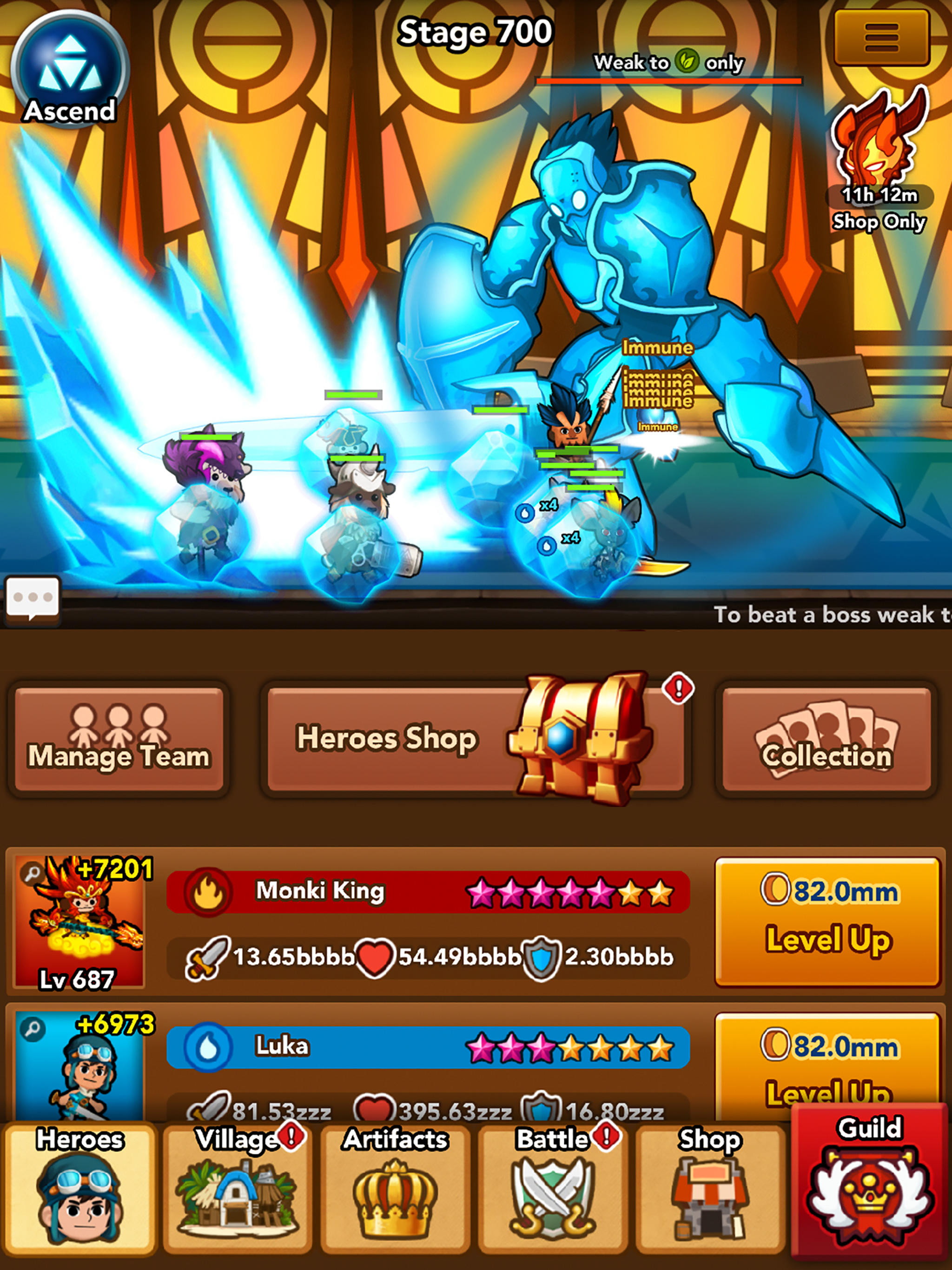 Zerstöre sie alle - PVP RPG ภาพหน้าจอเกม