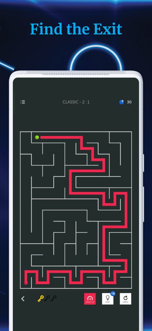 Screenshot of Maze Craze - Labyrinth Puzzles