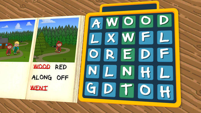 Storybook Wordsearch - Red Riding Hood Game Screenshot