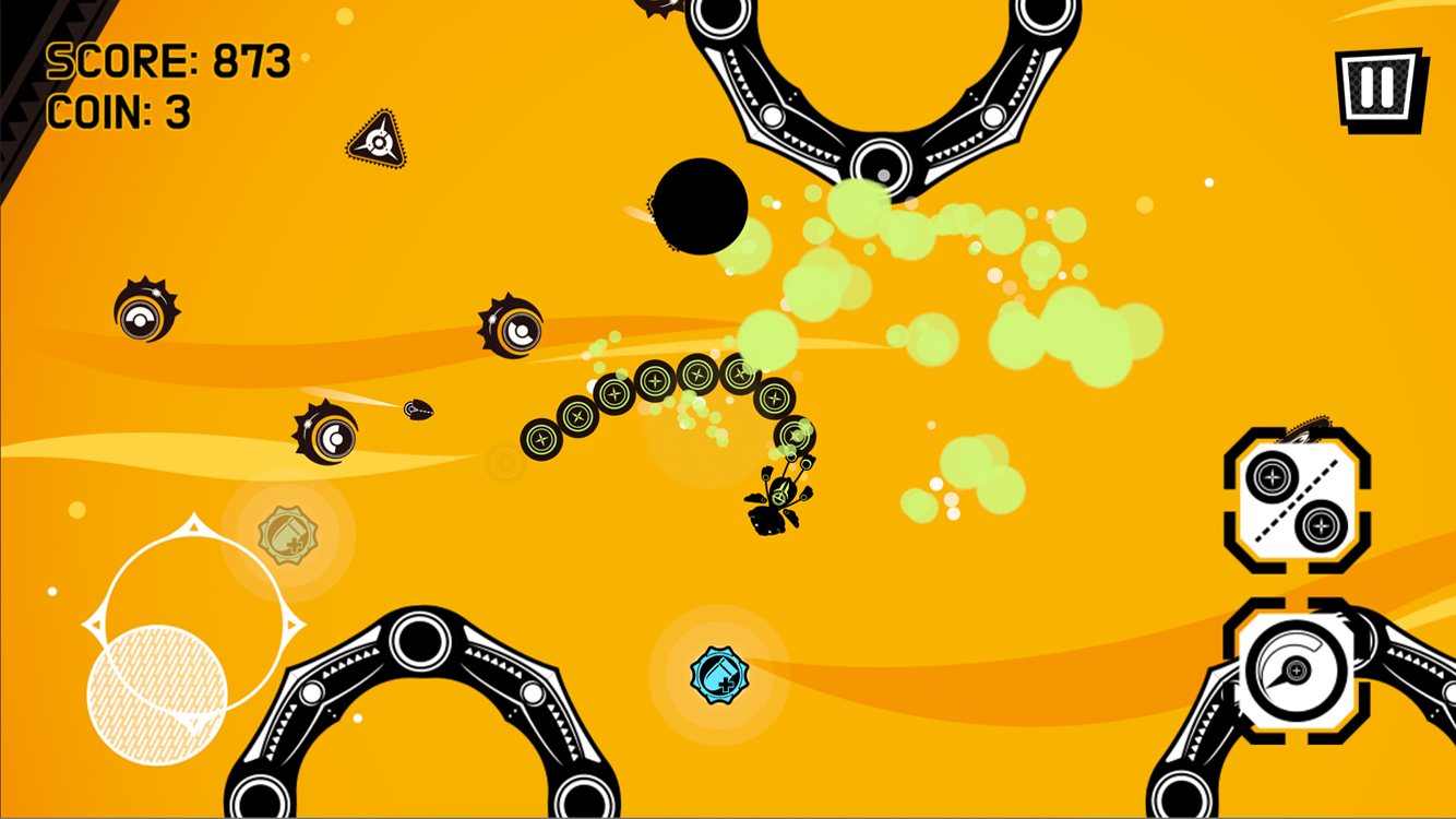 Captura de Tela do Jogo TailBomb - New birth of Snake