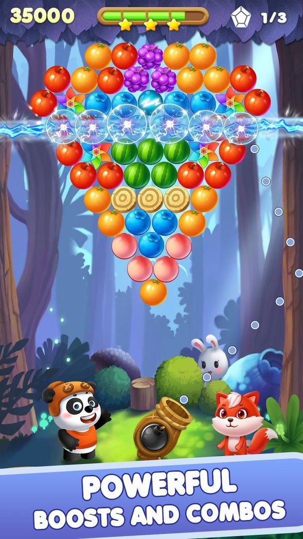 Bubble Panda Rescue遊戲截圖