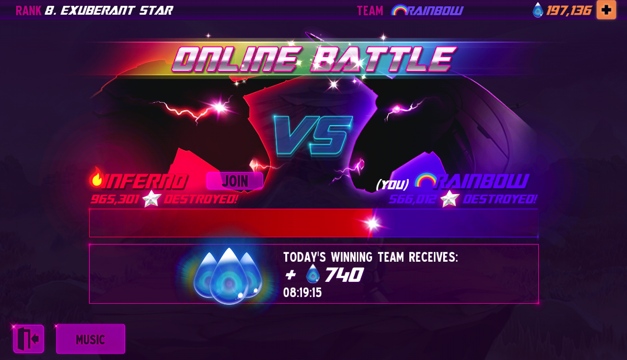 Robot Unicorn Attack 2 게임 스크린샷