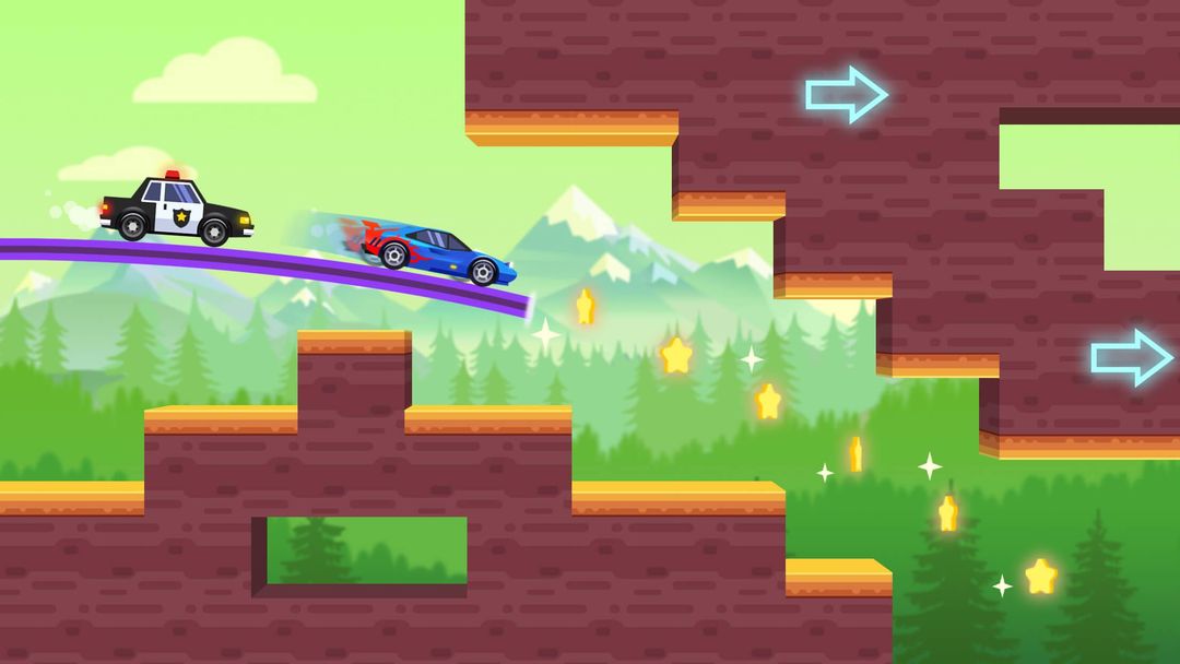Sky Escape - Car Chase screenshot game