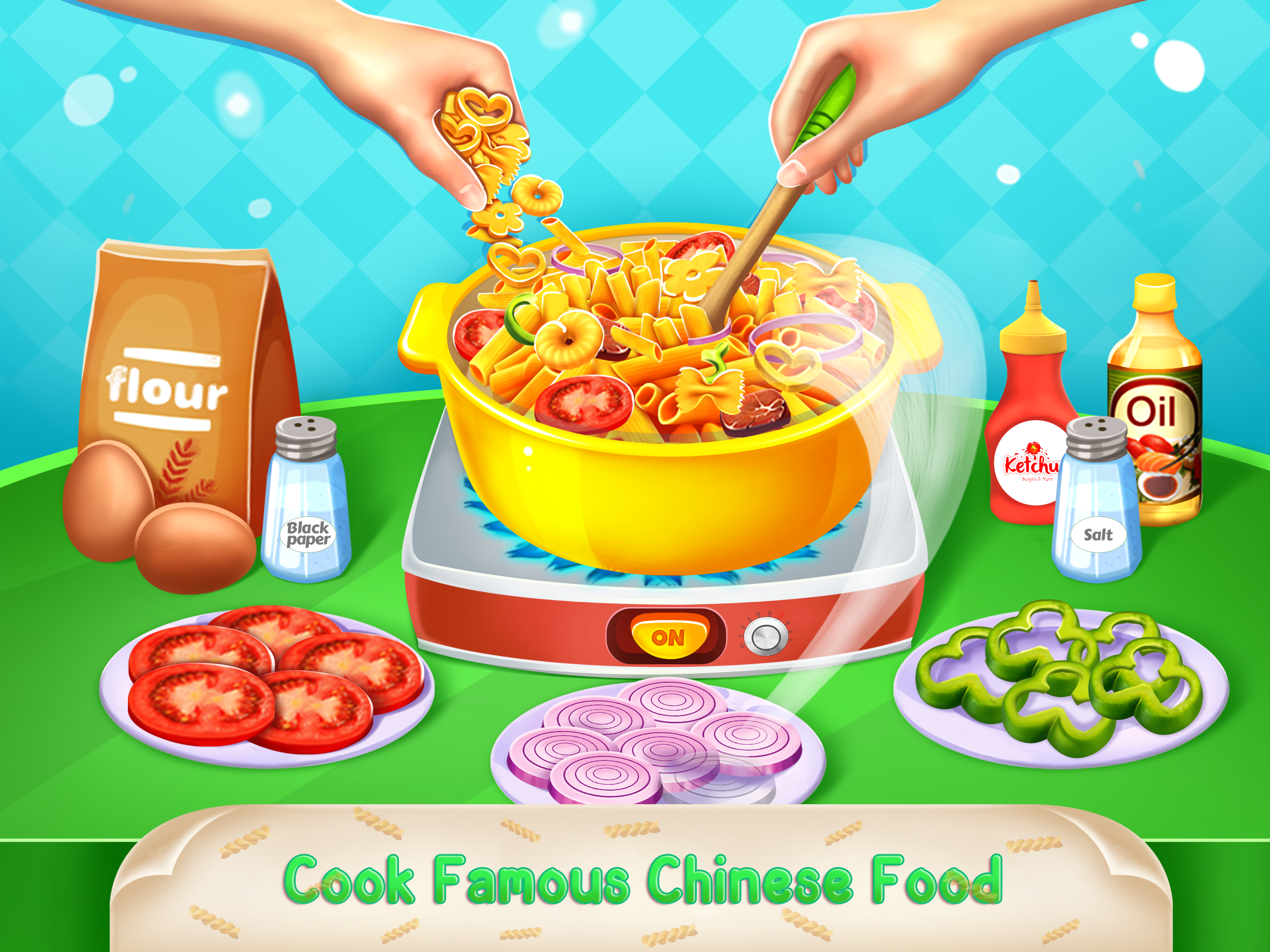 Icecream Cone Cupcake Baking Game Screenshot