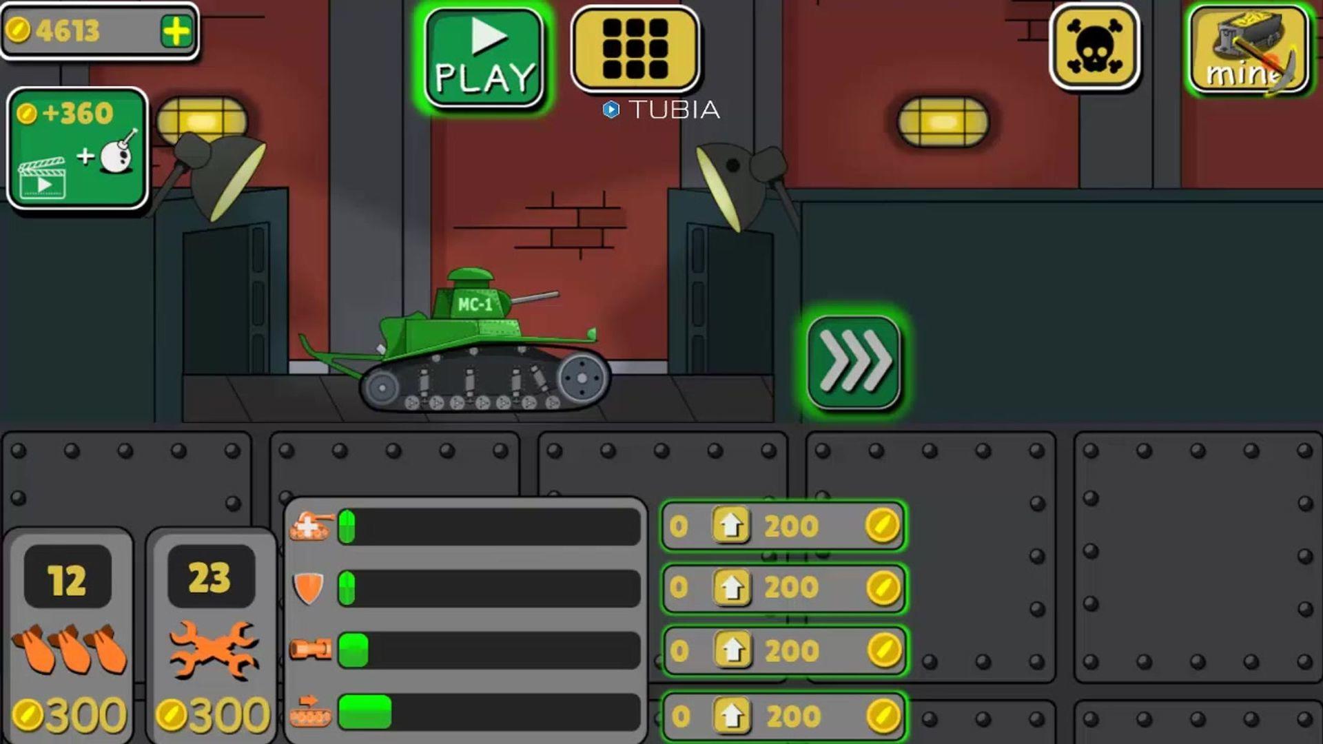 Tanks 2D: Tank Wars Game Screenshot