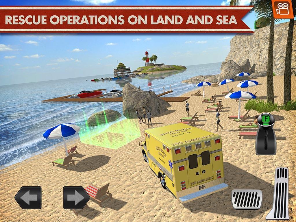 Coast Guard: Beach Rescue Team 게임 스크린 샷