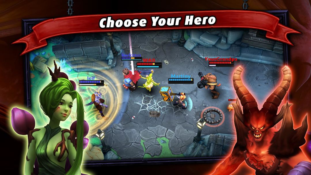 Heroes of SoulCraft - MOBA ภาพหน้าจอเกม