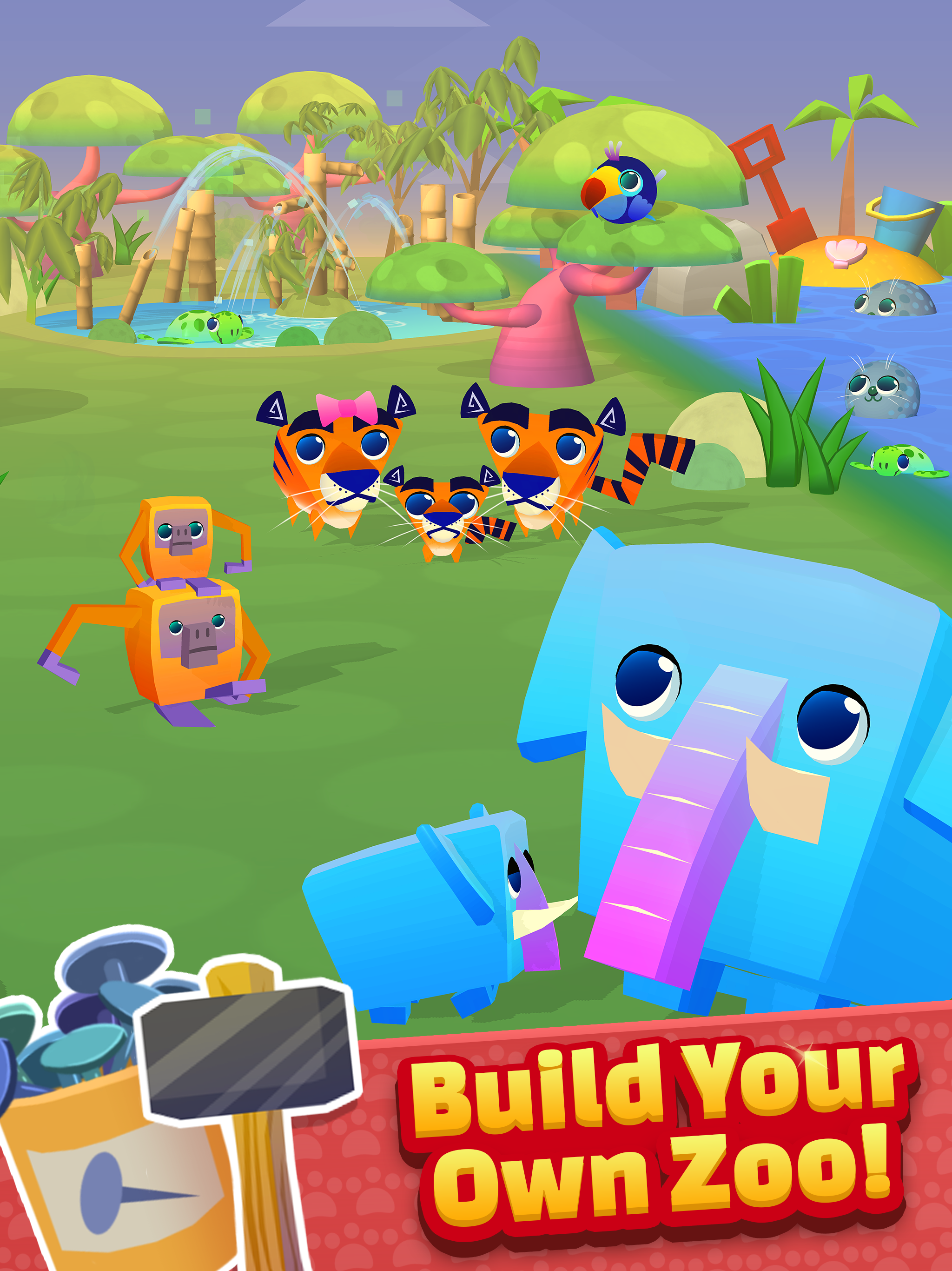 Spin a Zoo - Animal Rescue Game Screenshot