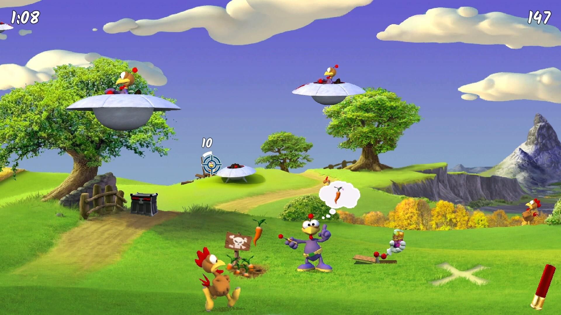 Moorhuhn Invasion - Crazy Chicken Invasion screenshot game