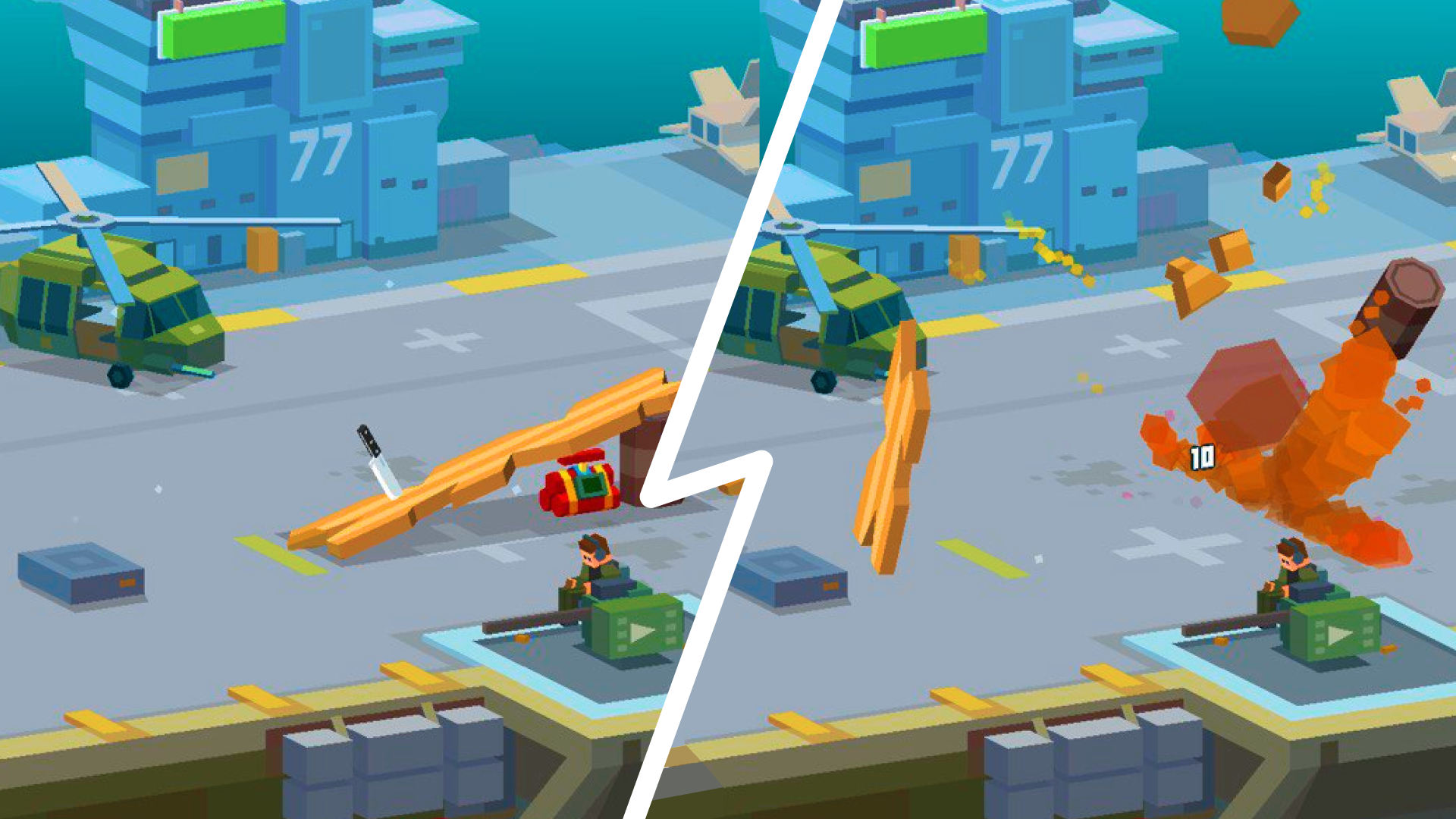 Flippy Knife: 3D flipping game Game Screenshot