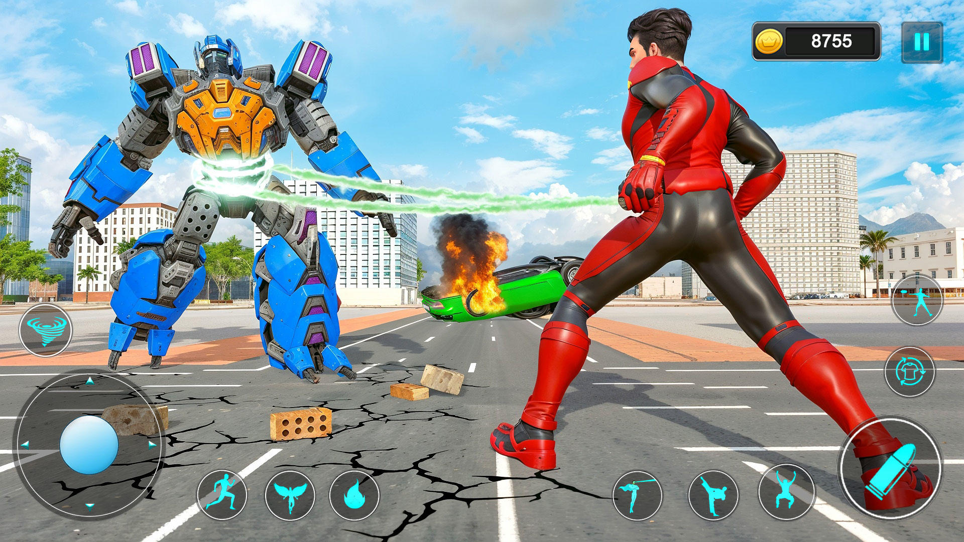 Steel Hero: Iron Hero Games Game Screenshot
