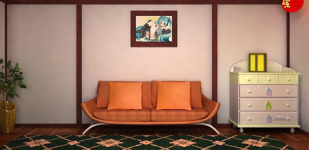 Banner of Fuga dalla stanza di Hatsune Miku 1.23