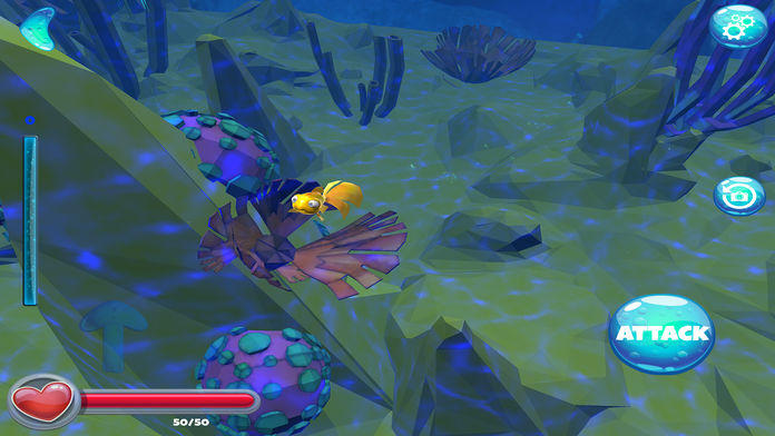 DEEP-SEA GROW AND BATTLE SIMULATOR ゲームのスクリーンショット