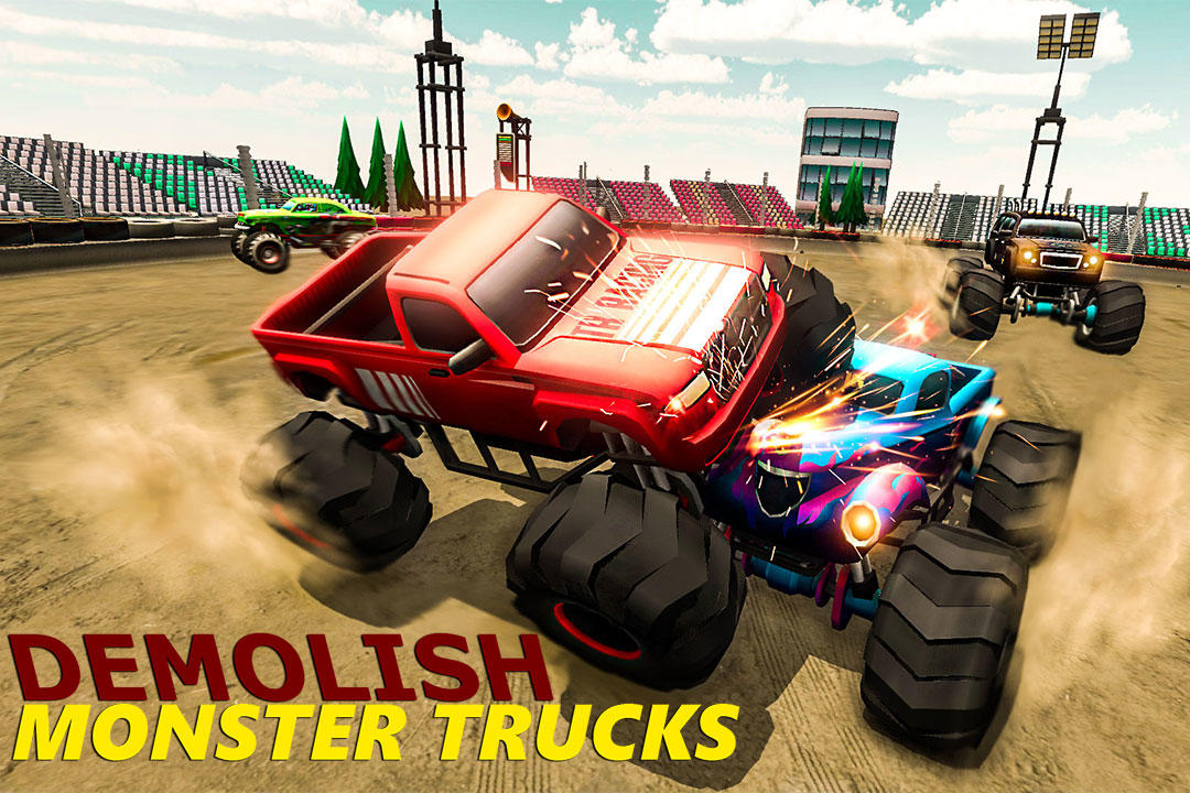 Captura de Tela do Jogo Demolition Derby-Monster Truck