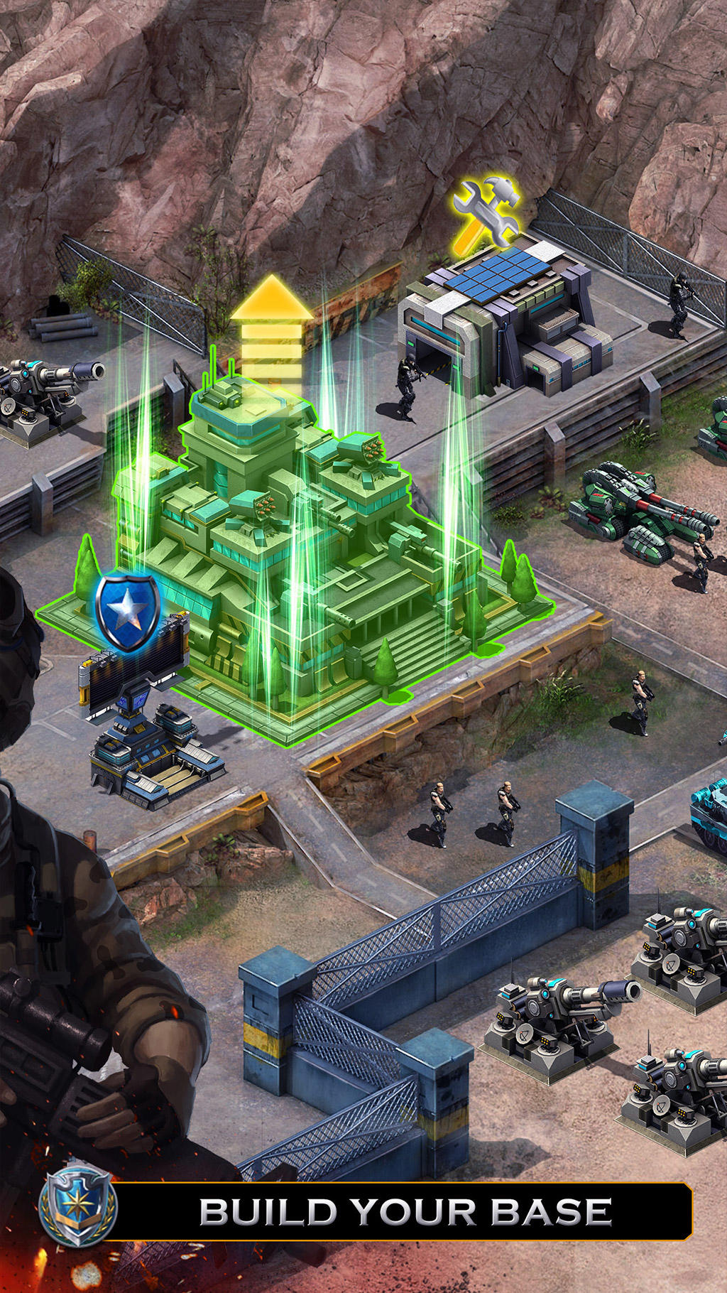 Empire Strike-Modern Warlords Game Screenshot