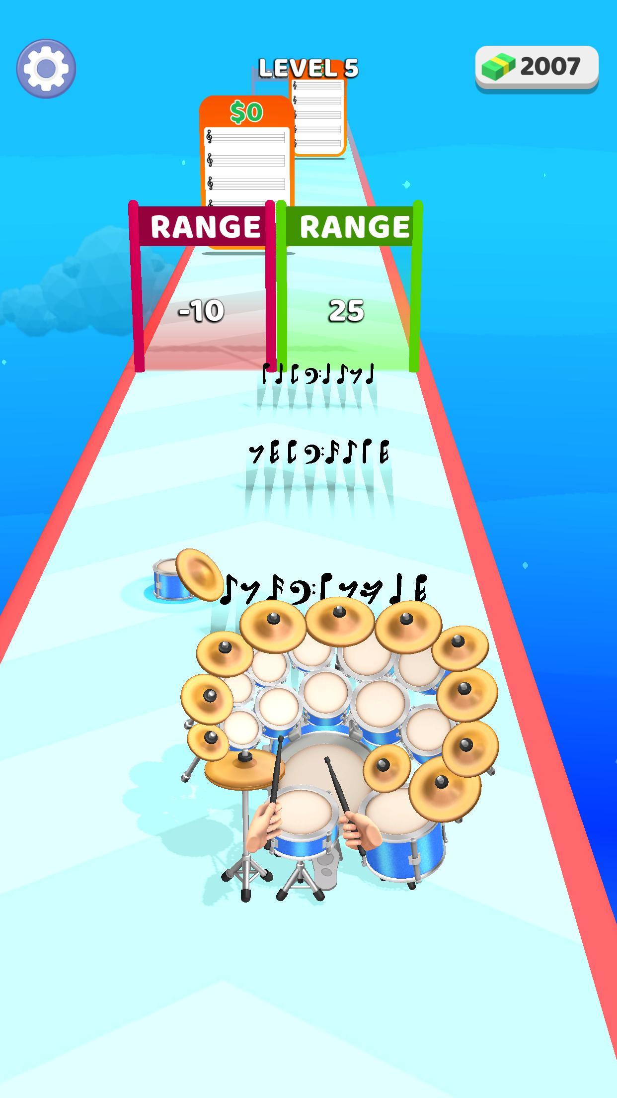 Drum Shooter 게임 스크린샷