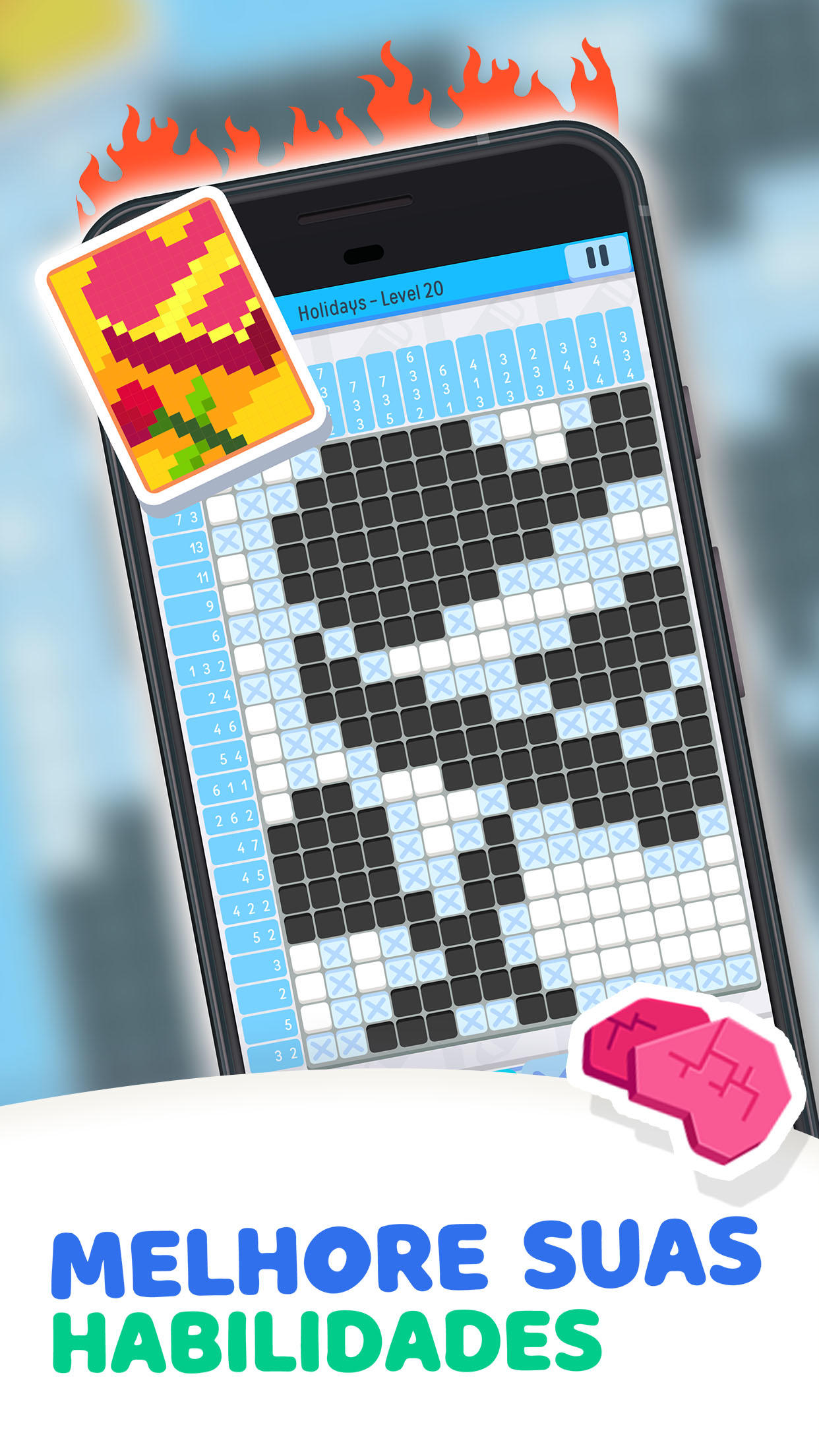 Captura de Tela do Jogo Nonogram - Logic Pic Puzzle