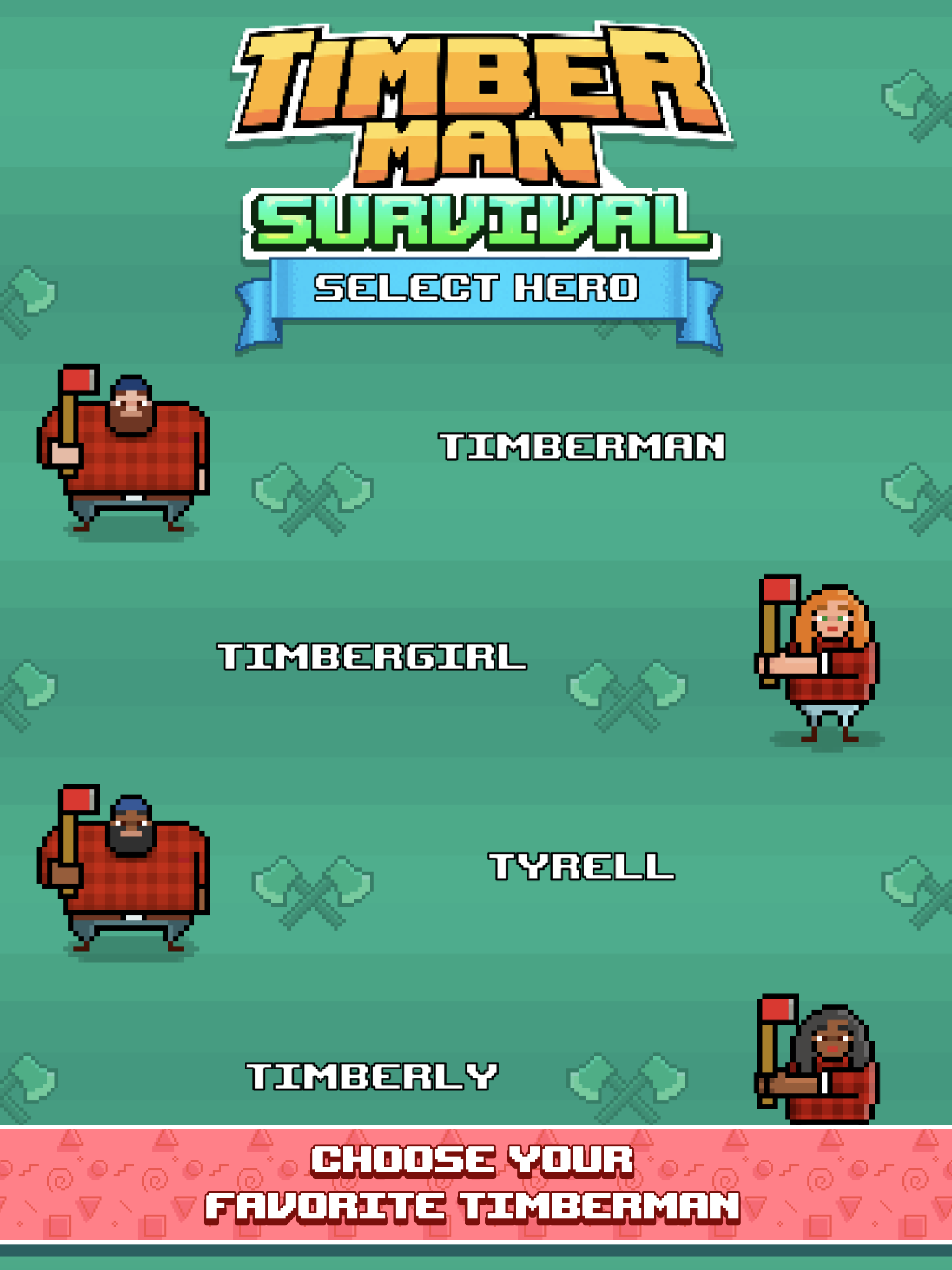Timberman Survival Game Screenshot
