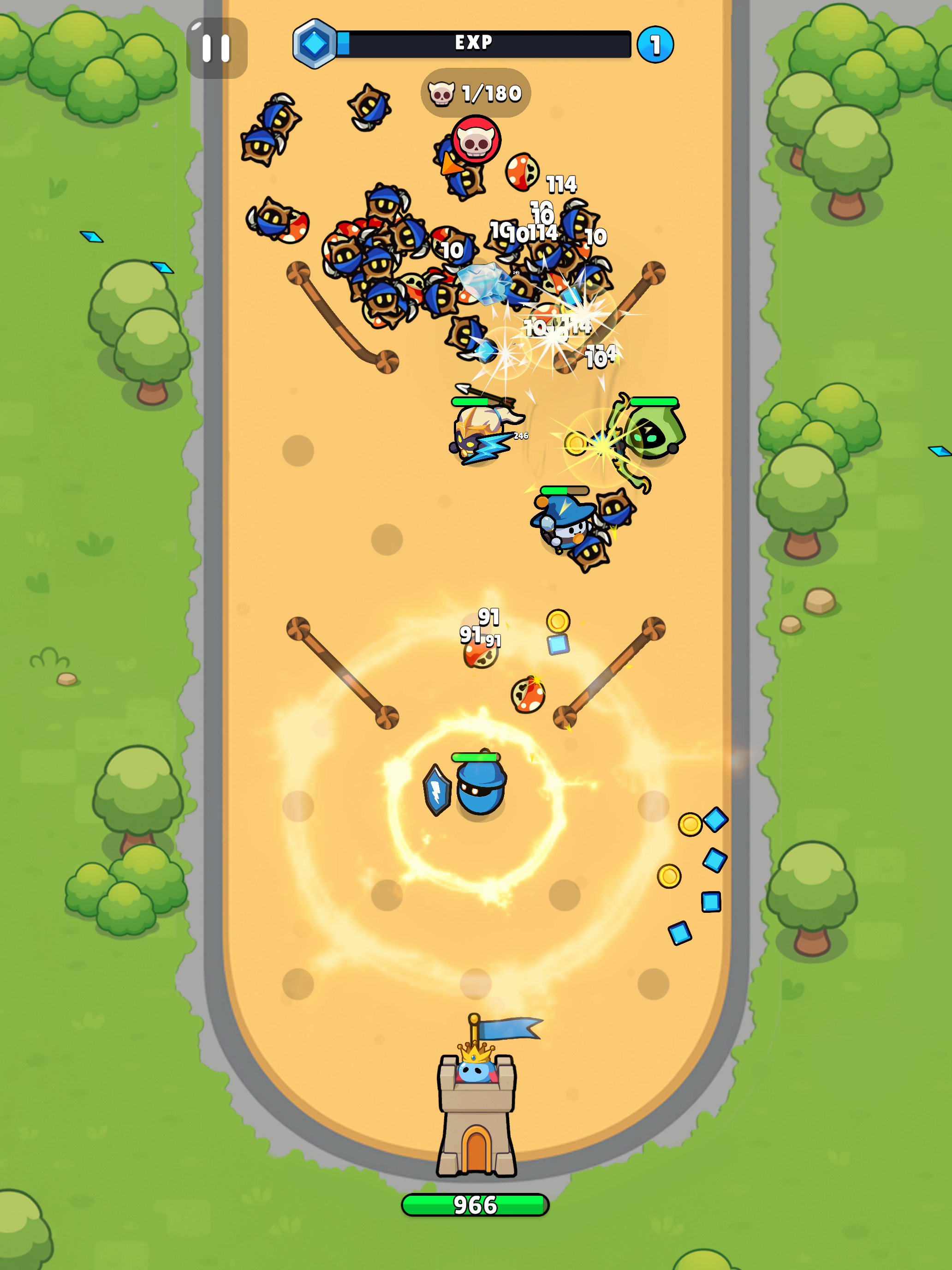 Sling Fling Game Screenshot