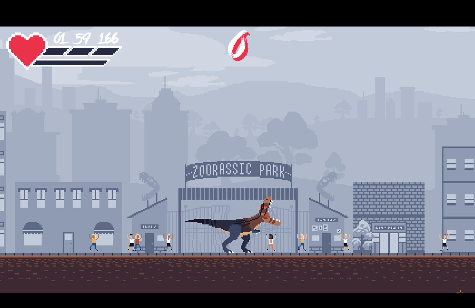Dino Mayhem Game Screenshot