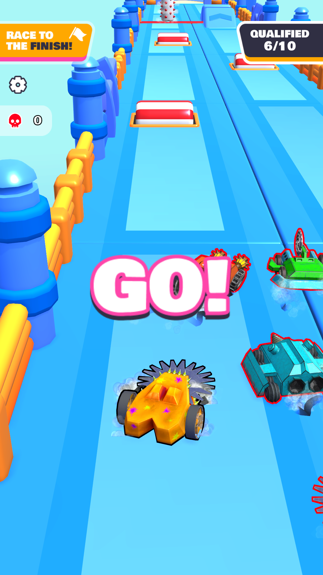 Robo Race Wars Game Screenshot