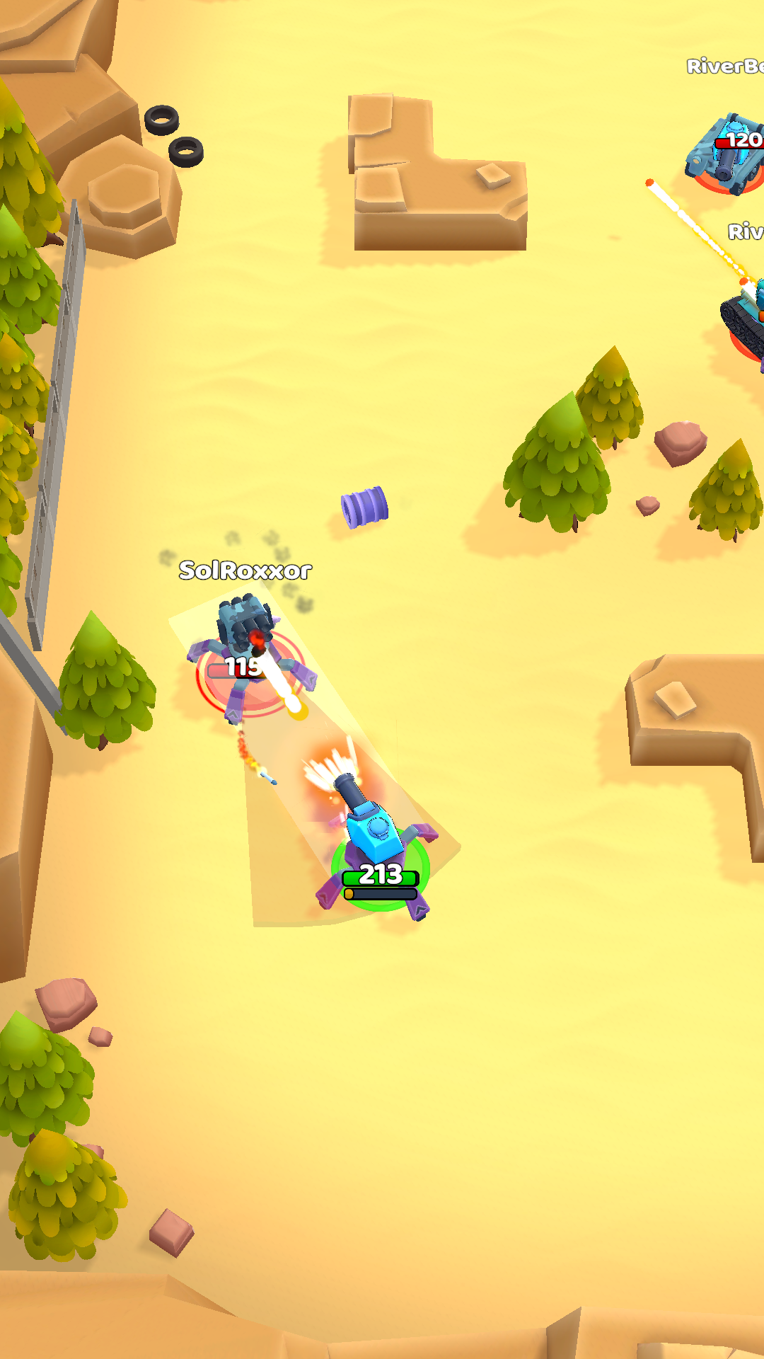 Battle Tanks: Iron Blitz Game Screenshot
