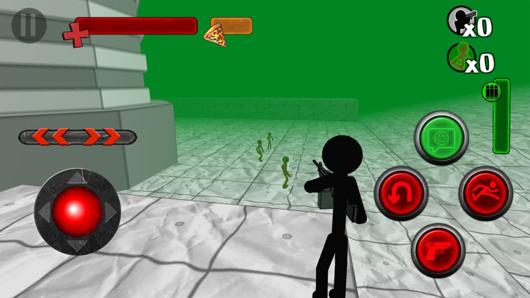 Screenshot of Stickman Zombie 3D