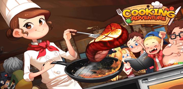 Banner of Cooking Adventure: Food Games 