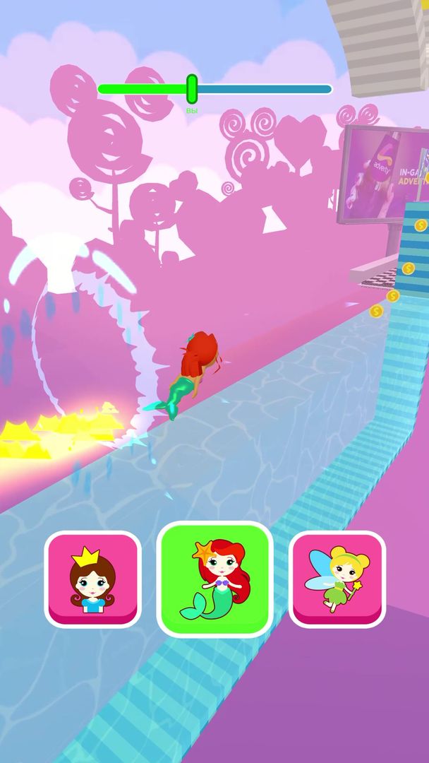 Shift Princess: 레이싱 게임여 자들을 위해 게임 스크린 샷