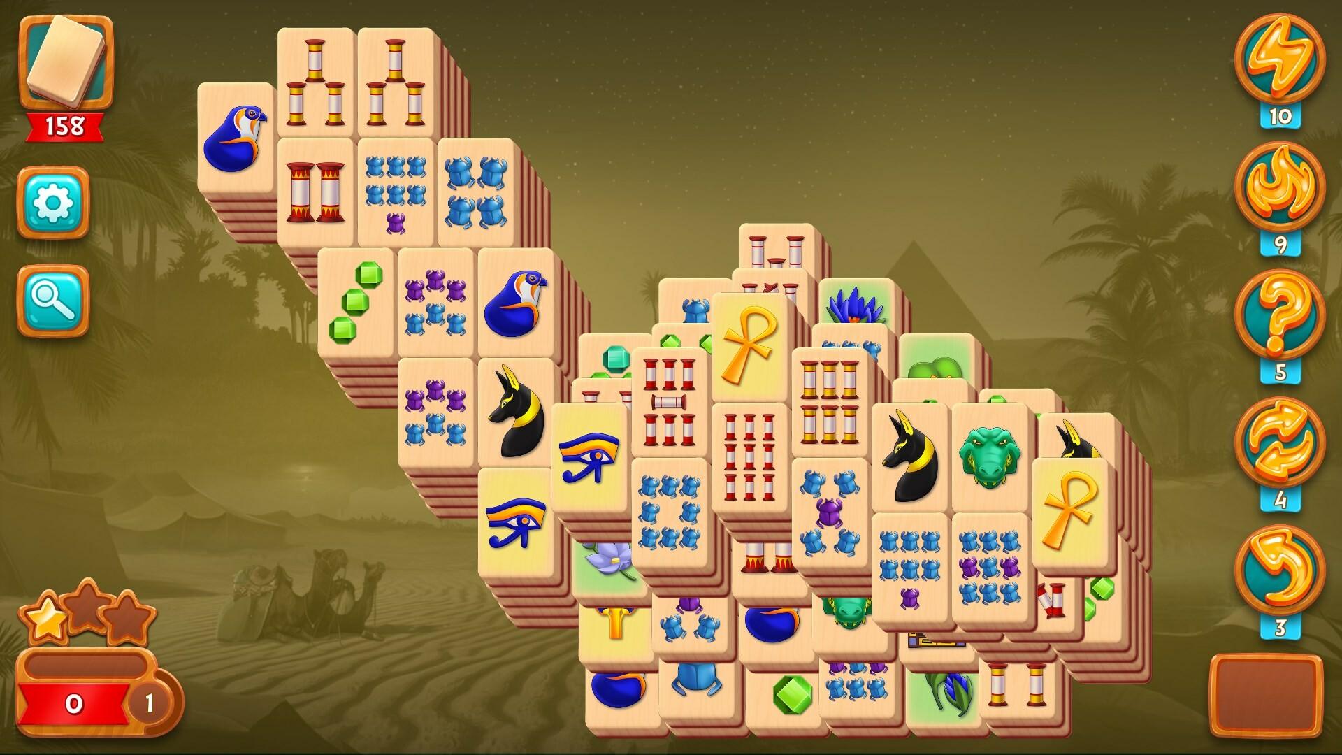 Mahjong Riddles: Egypt Game Screenshot