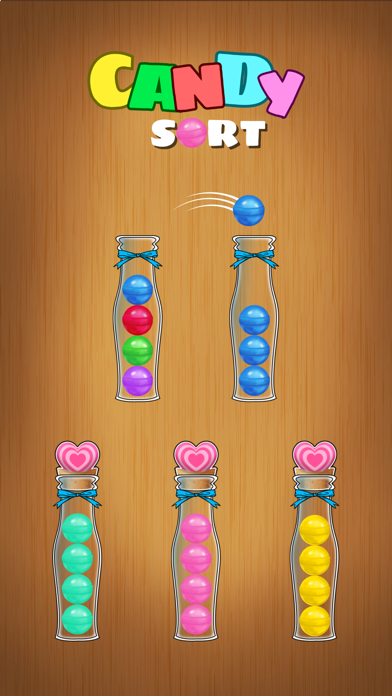 Candy Sorting Puzzle Game Screenshot